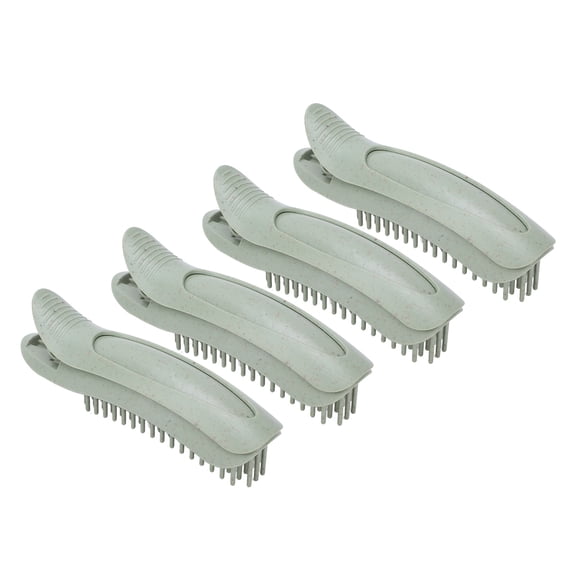 Riousery 4pcs Volumizing Hair Root Clips Pure Color Fast Curling Heat Resistant Portable Reusable Fluffy Hair Clips for Thin Curly Hair