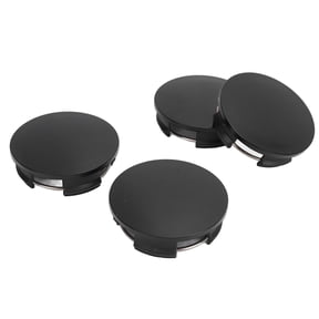 Riousery 4pcs Wheel Center Caps Plastic Universal Carbon Fiber Style Hub Cap Cover with Metal Clamps 57mm Outer Diameter 2.24 inches for Auto Modification