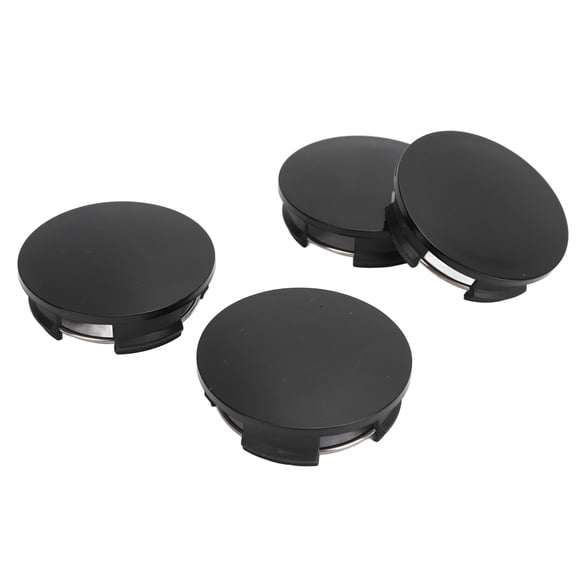 Riousery 4pcs Wheel Center Caps Plastic Universal Carbon Fiber Style Hub Cap Cover with Metal Clamps 57mm Outer Diameter 2.24 inches for Auto Modification