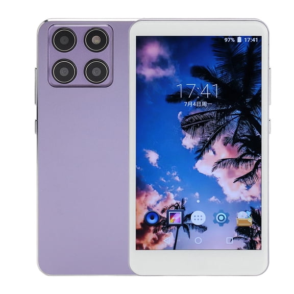 Riousery 5.0inch MP4 Player HD Noise Reduction 1920x1080 IPS Touchscreen Bluetooth 5.0 WiFi USB Rechargeable Portable MP4 Player with Stylus Purple 16+128GB Expandable (6.69 in / 17 cm)