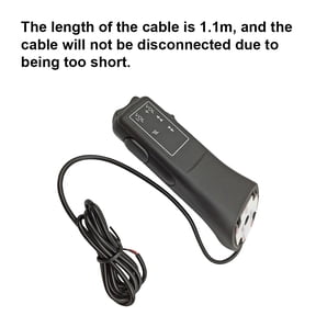 Riousery 5 Keys Universal Car Steering Wheel Button Remote Controller Wired Auto Device (43.3 in / 1.1 cm)