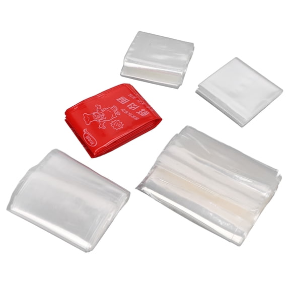 Riousery 5 Packs High Temperature Resistant Food Grade Plastic Inedible Ham Sausage Casing for Household Use