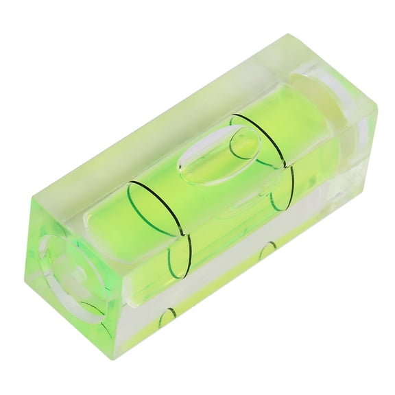 Riousery 5 Pcs Square Mini Spirit Level Bubble Small Level 0.6x0.6x1.6 in / 15x15x40 mm