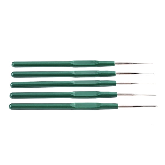 Riousery 5-Piece Automotive Wiring Harness Terminal Pin Removal Tool Kit, Wire Socket Extractor Dismount Repair Set for Car Auto Audio Navigation Systems, Titanium Alloy Steel