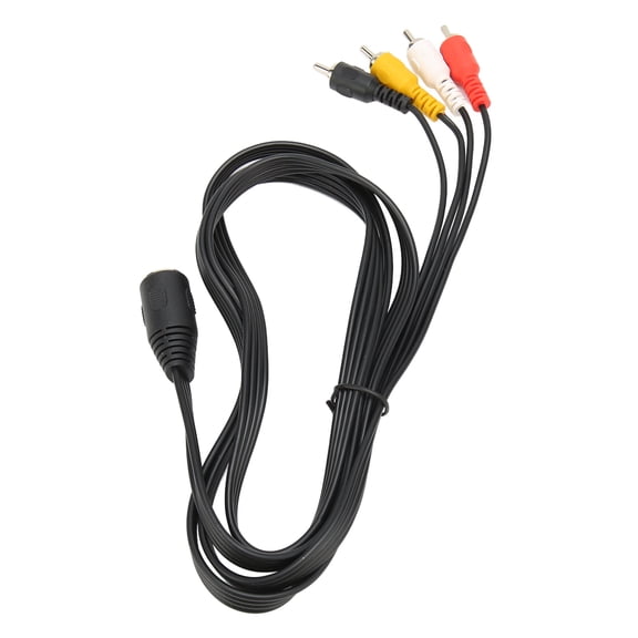 Riousery 5 Pin DIN Female to 4 RCA Male Cable Plug and Play Sound Adapter Cord for CD Amplifier Speaker 4.9ft / 1.5m High Performance Premium Audio Connectivity Solution