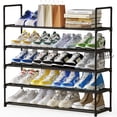 thumbnail image 1 of Riousery 5-Tiers Shoe Rack Shoe Storage Organizer for Entryway Closet, 35.5 Inch Length Stackable Shoe Shelf Hold up to 25-30 Pairs Shoes, 1 of 8