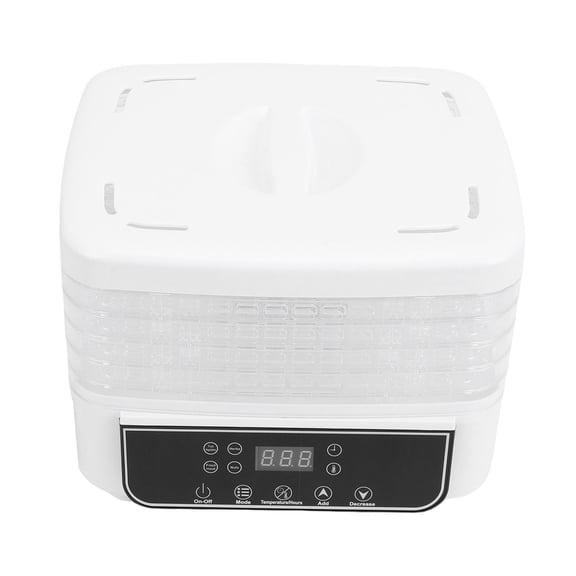 Riousery 5-Tray Food Dehydrator 160W Electric Dryer Machine with Digital Timer and Temperature Control for Jerky, Meat, Fruits, 11 inches / 28 cm, White