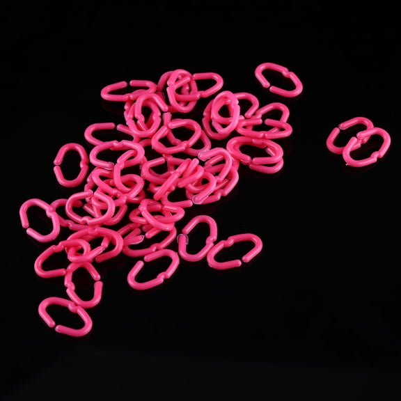 Riousery 50 Pcs Chicken Beak Clasps Cock Snap Rings Anti-pecking Poultry Feather Tool (Large, 20mm / 0.78 inches)