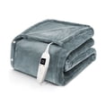 thumbnail image 1 of YGXNEWER 50" x 60" Electric Heated Throw Blanket with 10 Heating Levels & 1- 8H Auto-off, Machine Washable Double Side Flannel, Gray, 1 of 7