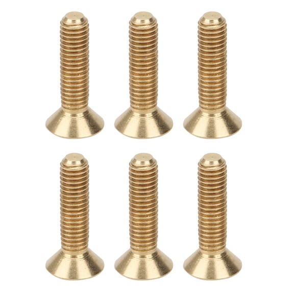 Riousery 50Pcs Flat Hex Socket Screw M3 Pure Copper Countersunk Head Industrial Hardware Tool M3 x 12