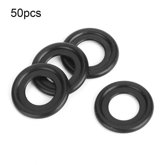 Riousery 50pcs Oil Drain Plug Washer Seals Gaskets Rings 652526/3536966 Fit for Opel Astra, 0.80 inches / 20.3 mm OD[cite: 1]