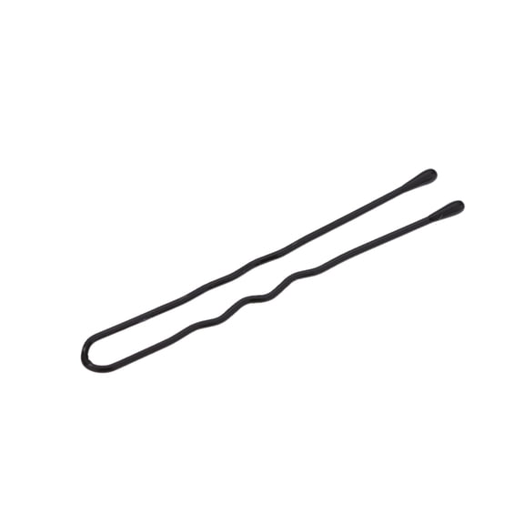 Riousery 50pcs Thin U Shape Hair Bobby Pin Black Metal Clips, 1.8 inches / 4.5 cm Hair Styling Tool for Up-dos and Buns