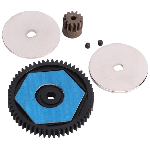 Riousery 56T Spur Gear and 13T Motor Gear Upgrade Accessories Kit, High Performance Plastic and Metal Replacement Parts Fit for Axial SCX10 RC Car Model[cite: 1]