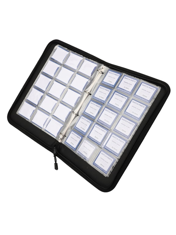 59 Pieces Round Flat Mineral Glass Lens Replacement Parts Smooth Clear Watch Crystal Set for Professional Watchmakers and Repair Enthusiasts (0.63-1.77 inches / 16.0-45.0 mm diameter)