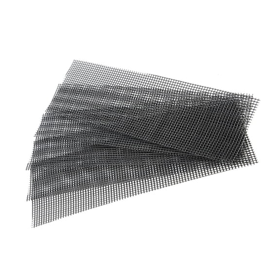 Riousery 5PCS Gardening Flower Pot Hole Mesh Mat Pad Plant Potting Bonsai Bottom Grid Mat for Indoor Outdoor Plants (11.8 x 3.9 inches / 30 x 10 cm)