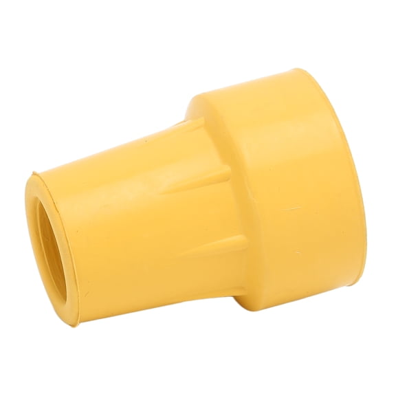 Riousery 5PCS Single Angle Rubber Cane Tips 3/4 Inch (19mm) Non-Slip Replacement Crutch Tips Yellow