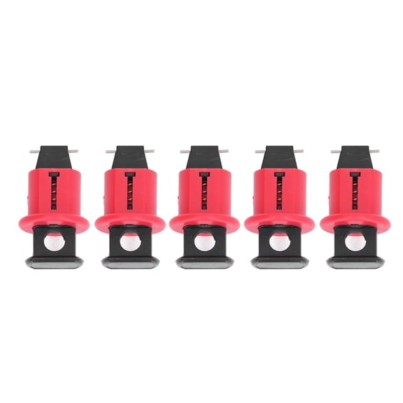 Riousery 5Pcs Circuit Breaker Lockout Device Electrical Miniature Lock Pin Out Standard Industrial Grade Switch