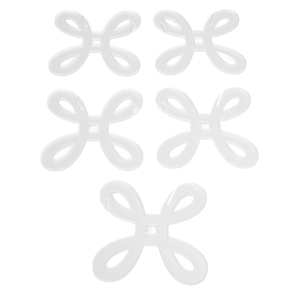 Riousery 5Pcs Yarn Bobbins Clear Acrylic Winder Tool Organizer for Thread Knitting Sewing Crochet Weave (3.15 inches / 8 cm)