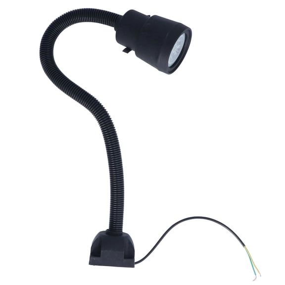 Riousery 5W LED Work Light, 360 Degree Rotatable Flexible Rod Machine Tool Lamp, Universal Industrial Shop Light Fixture for CNC Milling Grinding Lathe (24V 36V, 12.6 in / 32.0 cm Length)
