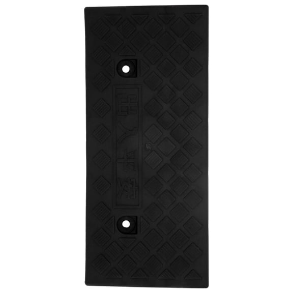 Riousery 5cm Thickness Plastic Curb Ramp Portable Threshold Driveway Ramp for Car Loading Dock, Black
