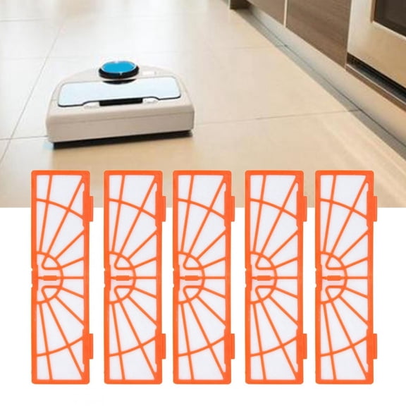 Riousery 5pcs Filter Replacement For Neato Botvac D3 D5 D70 D75 D80 70E D85 Vacuum Cleaner 7.87 inches / 20 cm ABS Plastic