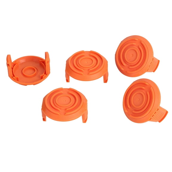 Riousery 5pcs Grass Trimmer Spool Cap Cover Replacement Fit for Worx WA0010 Trimmers, 2.3 inches / 5.8 cm, 2.6 oz / 75g