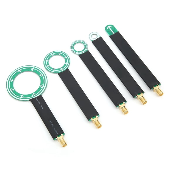 Riousery 5pcs PCB Near Field Antenna Magnetic Field Probe EMC EMI Electronic Component Tool for Interference Troubleshooting 5.12 inches / 13 cm