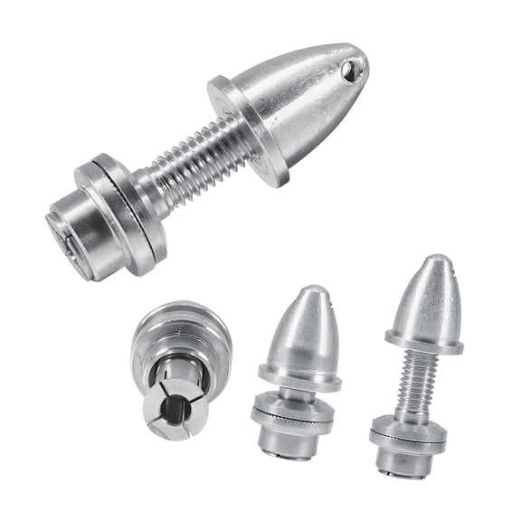 Riousery 5pcs/set 5mm Aluminum Bullet Propeller Adapter Holder for RC Motor Prop Radio Control Airplanes