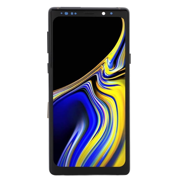 Riousery 6.4 in LCD Display 3D Touch Digitizer Assembly Screen Replacement Kit with Repair Tools for Note 9 N9600 N960U Black (6.4 inches / 16.2 cm)