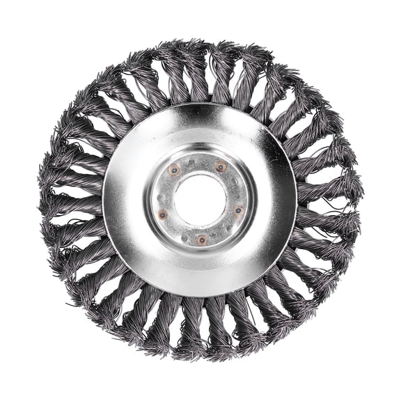 Riousery 6-Inch Stainless Steel Weeding Wheel String Trimmer Head Replacement for Lawn Mower, Garden Tool Accessory (15.2 cm / 6 inches)
