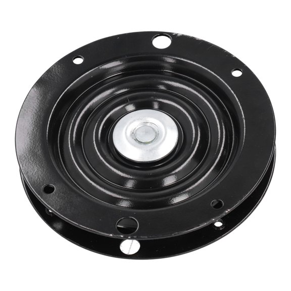 Riousery 6 Inch Swivel Ball Bearing Plate Replacement - Heavy Duty Steel Turntable Base for Bar Stools, Chairs, and Display Racks (158mm / 6.2 inches)