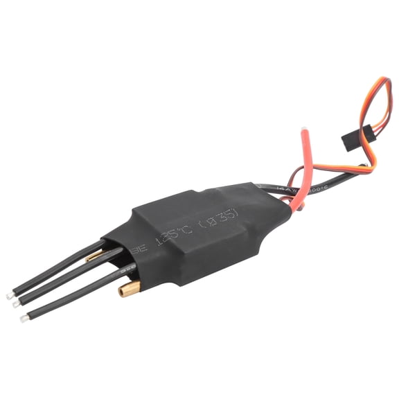 Riousery 60A ESC Brushless Water Cooling Electric Speed Controller for RC Boat Model 5V/3A BEC Linear Water-Cooled 2-4S LiPo RC Boat and Air Boat High Performance Speed Control Upgrade Parts