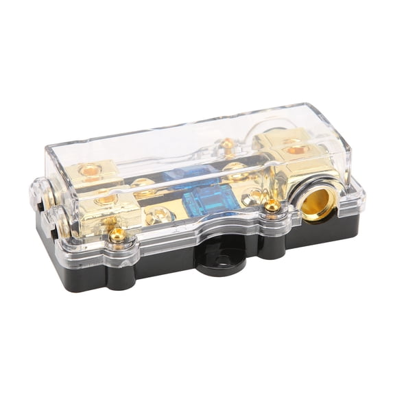 Riousery 60A Power Distribution Block 1 Out 2 In Heat Resistant Car Audio Splitter Fuse Holder for Auto Stereo Amplifier