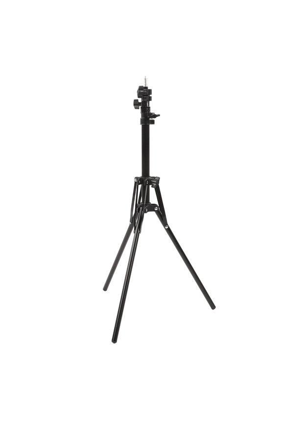 61.8 in (157 cm) Portable Aluminum Alloy Phone Tripod Folding Anti-Slip Mobile Holder Telescopic Stand for Live Stream and Photography, Black