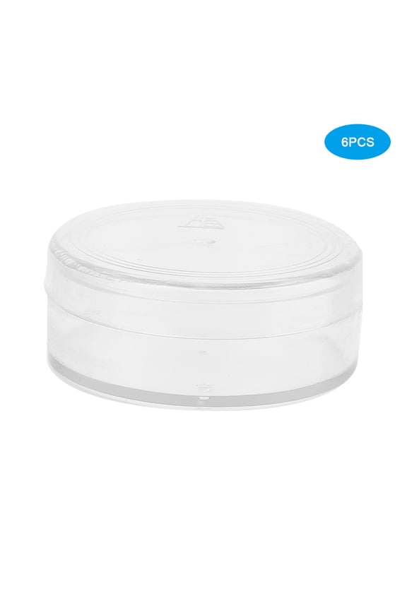 6Pcs Plastic Watch Movement Cleaning Pot Set Maintenance Repair Tool Watch Oil Washing Jar Compact Storage Container for Horologists and DIY Enthusiasts (2.4x1 inches / 6x2.5 cm)