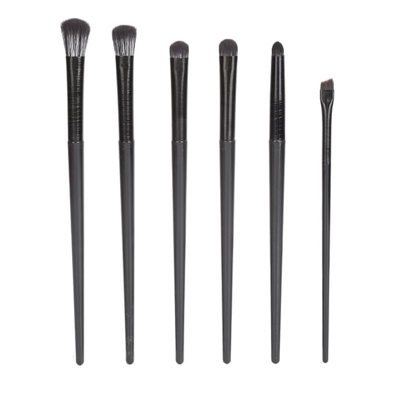 Riousery 6pcs Eye Shadow Brushes Soft Fluffy Hair Detail Makeup Brush Kit (7.48 inches / 19 cm)