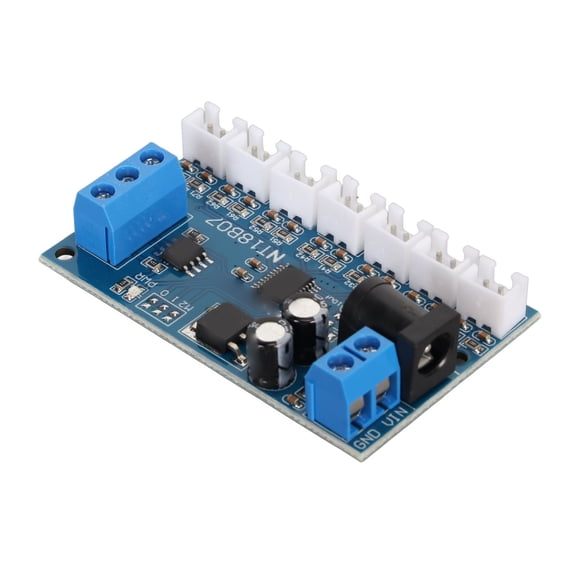 Riousery 7 Channel RS485 NTC Temperature Measurement MODBUS RTU Paperless Recorder PLC NT18B07 Module 3.93 inches / 10 cm