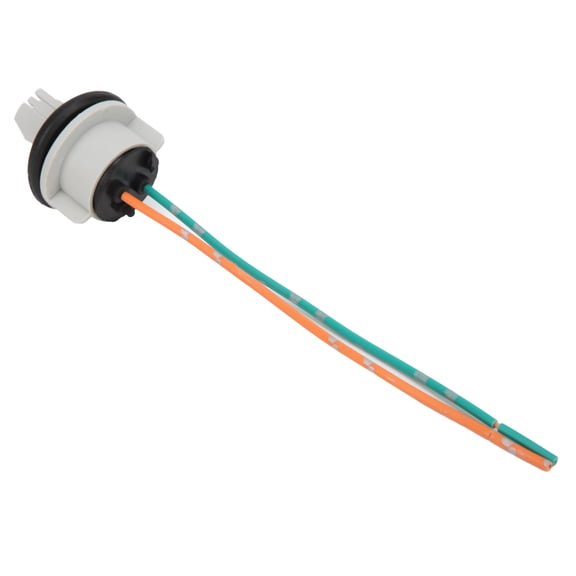 Riousery 7440 Light Bulb Socket Brake Lamp Bulb Plug Copper Core Wire Single Filament Plug and Play Replacement for Cars Trucks Campervans 12V Black