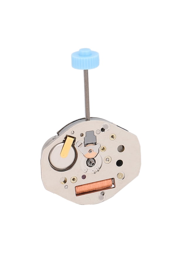 763 Quartz Movement Alloy Replacement DIY Repair Parts Kit Silver with SR621SW Battery Included for Watchmaker and Professional Repairers (1.1 inches / 28 mm)