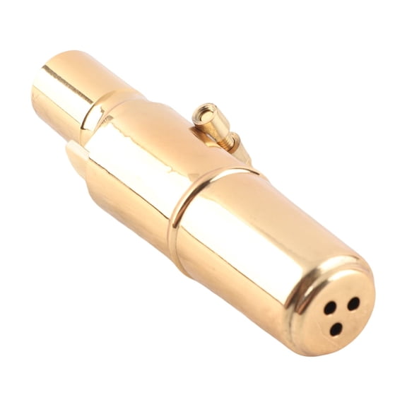 Riousery 7C Tenor Saxophone Mouthpiece Musical Instrument Accessories Brass Material with Cap Buckle Patch