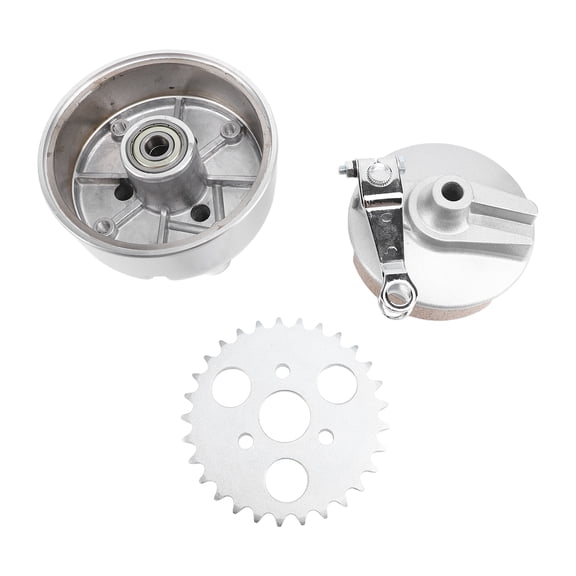 Riousery 8 Inch Rear Wheel Drum Brake Hub Aluminum Alloy with 420 29T Chain Sprocket Replacement for Honda Monkey Bike Z50 Z50R Z50A
