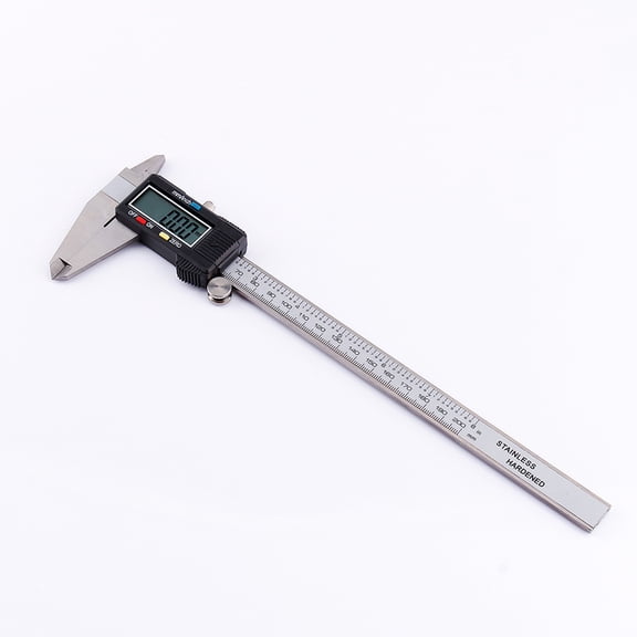 Riousery 8 Inch Stainless Steel Digital Vernier Caliper 0-200mm Electronic Micrometer Measuring Tool with Large LCD Display