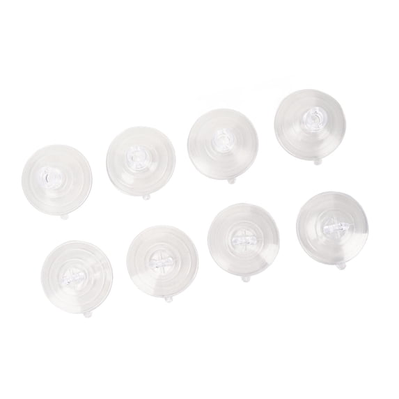 Riousery 8 Pack Cat Window Perch Suction Cups Transparent Replacement for Cat Bed Hammock 3.15 inches / 8 cm Heavy Duty Window Mounted Resting Bed Accessories