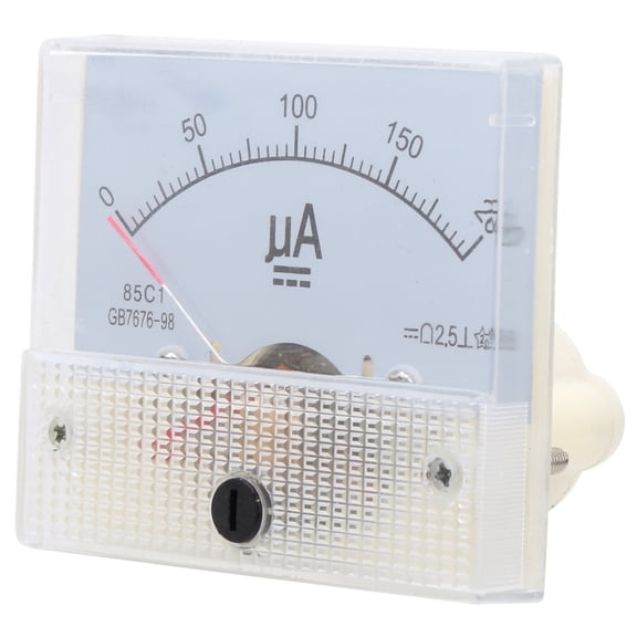Riousery 85C1 DC 0~200UA Pointer Current Meter High Accuracy Analog Panel Current Measuring Gauge