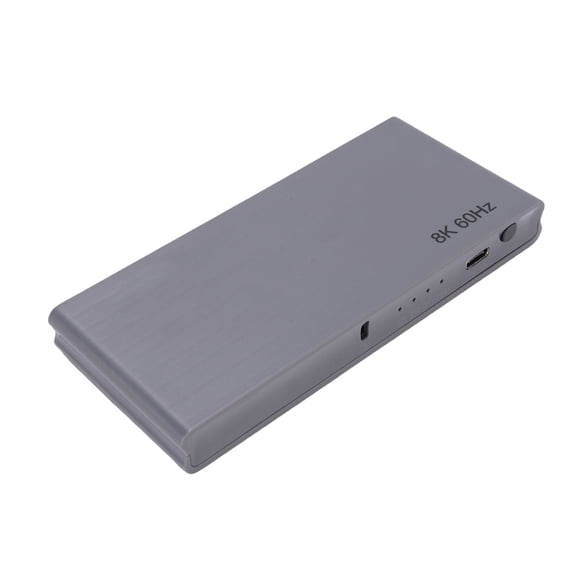 Riousery 8K 3x1 HDMI Switcher 40Gbps High Speed 3 In 1 Out HDMI 2.1 Switch with Remote Control 8K@60Hz 4K@144Hz HDR Compatible with Gaming Consoles and Streaming Devices UK Plug