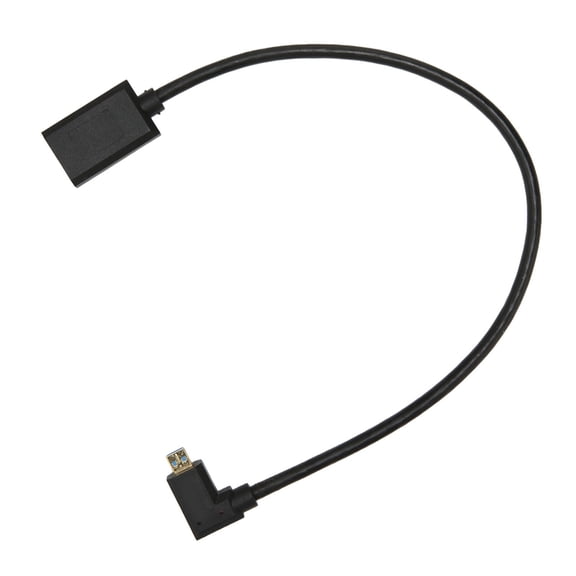 Riousery 8K 60Hz Micro HD Multimedia Interface Cable Right Elbow Micro HD Male to Female Cord OD4.0mm Video Adapter for Camera Tablet to TV (Length: 3.28 feet / 100 cm)
