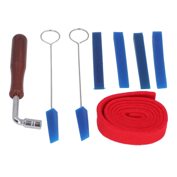 Riousery 8PCS Set Professional Piano Tuner Kit Universal Piano Tuner Hammer Mute Kit for Students, 9.45 inches / 24.0 cm[cite: 1]