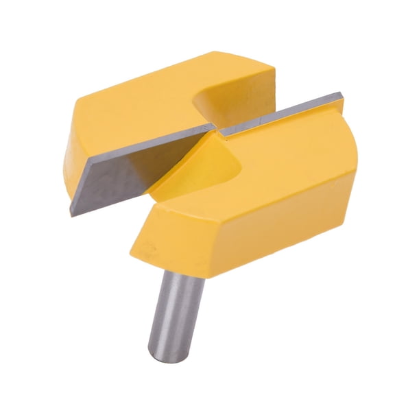 Riousery 8x57mm Router Bit Bottom Surface Planing Woodworking Milling Cutter Wood Trimming Tool