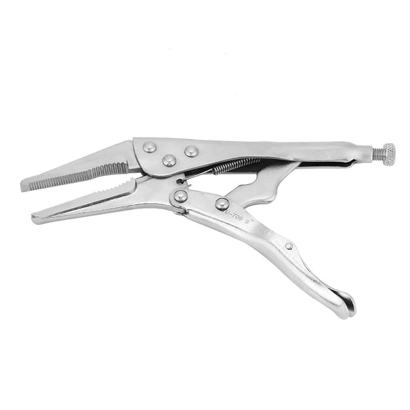 Riousery 9-Inch Needle Nose Locking Pliers, Chrome Vanadium Steel Vise Grips, Adjustable Jaw Clamping Wrench for Welding, Household DIY, Pipe Rotation, Heavy Duty Hand Tool, 9 in / 22.86 cm