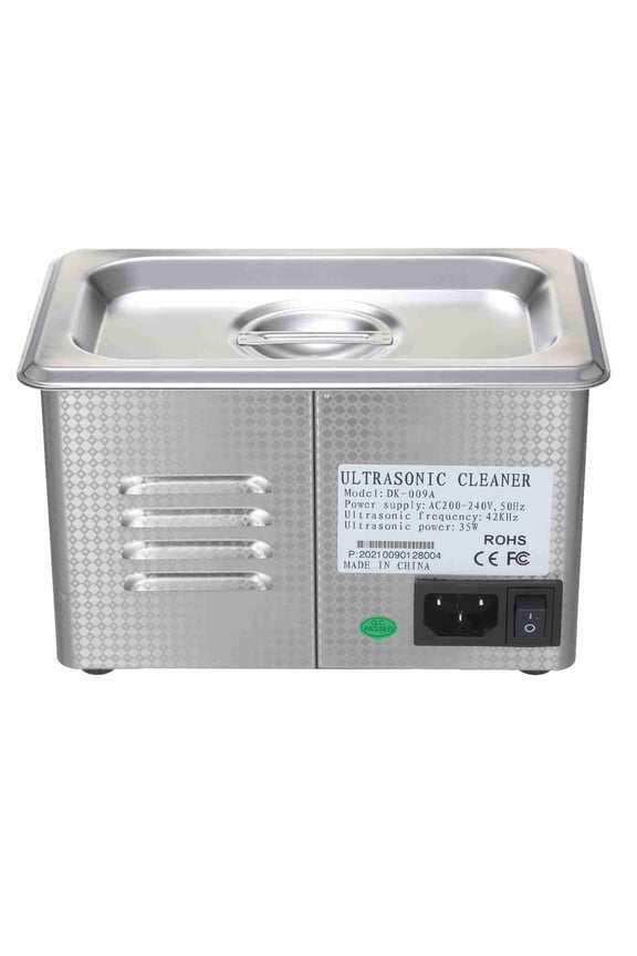 900mL Digital Ultrasonic Jewelry Cleaner Machine Household Glasses Watch Toothbrush Cleaning Instrument Stainless Steel Tank EU Plug